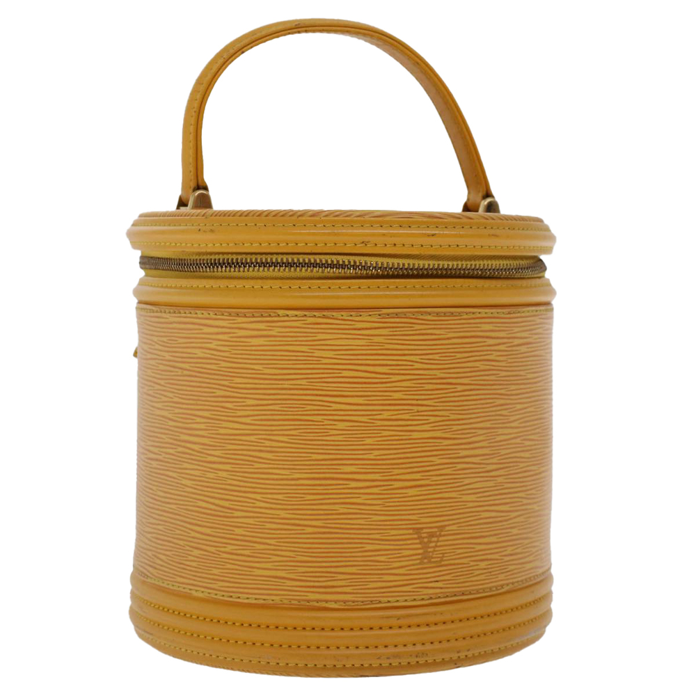 LOUIS VUITTON Epi Cannes Hand Bag Yellow M48039 LV Auth 44942